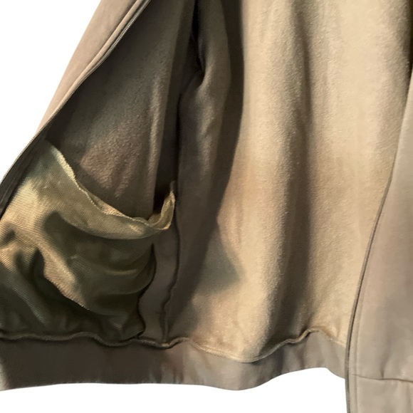 Adidas Army Green Track Jacket Size L EUC - Picture 5 of 7